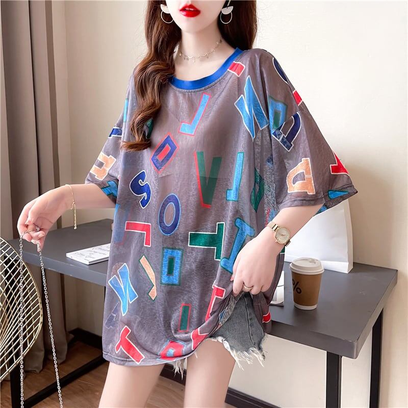 女子マスト 半袖 紫外線対策 ラウンドネック Tシャツ ＜S-8641＞