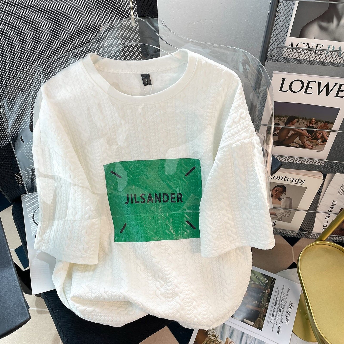 ゆったり感アップ 切り替え 美人度アップ Tシャツ＋ショートパンツ セットアップ＜S-3457＞