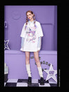 プリント ゆったり 半袖 Tシャツ <S-13129>
