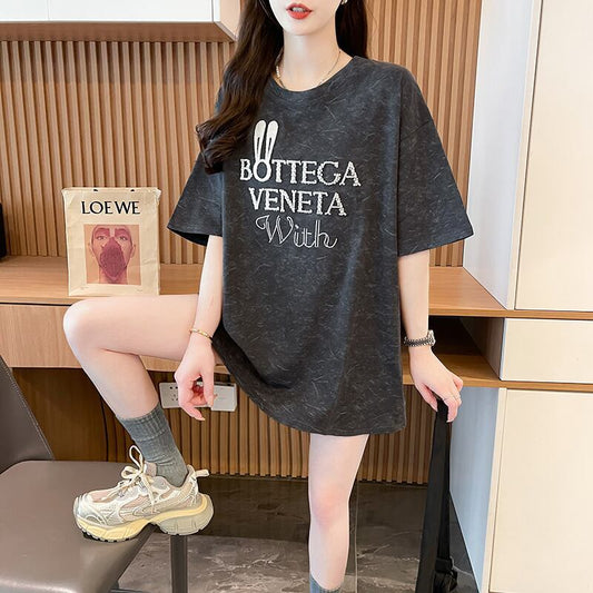 絶対欲しい 早い者勝ち 絶対流行 カジュアル 2色選択 Tシャツ<S-11707>