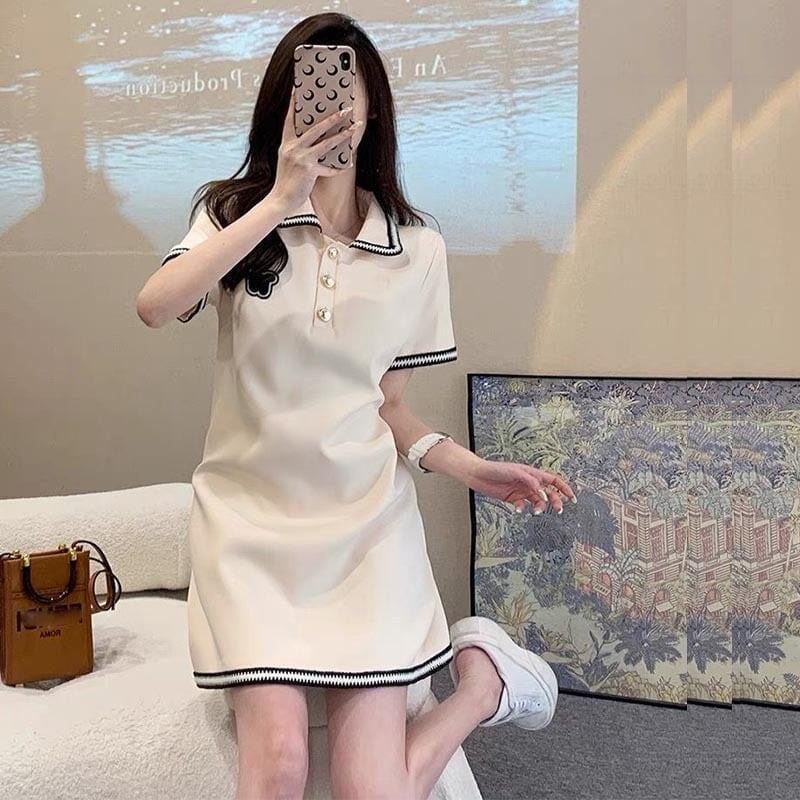 高級感溢れる 一目惚れ オシャレ度満点 切り替え プリント ワンピース＜S-3567＞