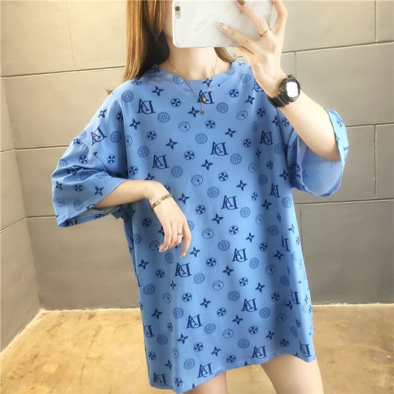 高級感溢れる プリント 美感いっぱい Tシャツ カットソー＜S-3316＞
