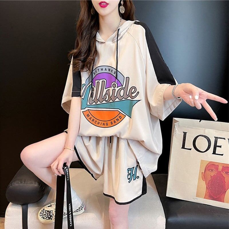 高級感溢れる Tシャツ＋ショートパンツ 好感度満載 セットアップ＜S-3473＞