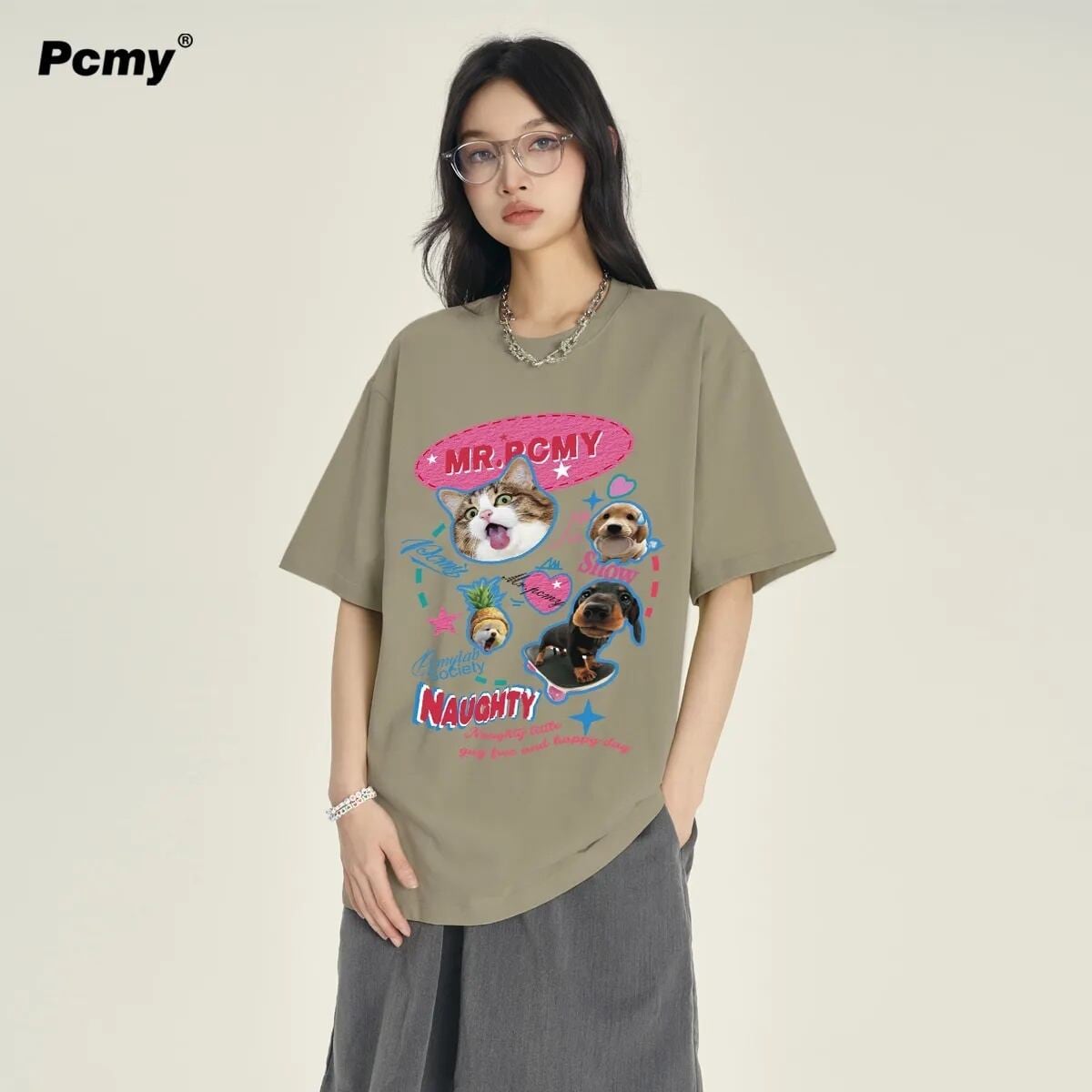 美人度アップ 海外トレンド 定番シンプル 好感度UP カジュアル 全3色 半袖 Tシャツ ＜S-11284＞