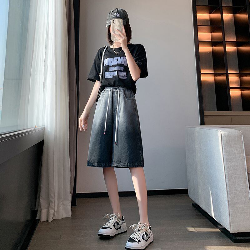 絶対欲しい オシャレ度満点 ゆったり感アップ ディップダイ デニム パンツ＜S-8303＞