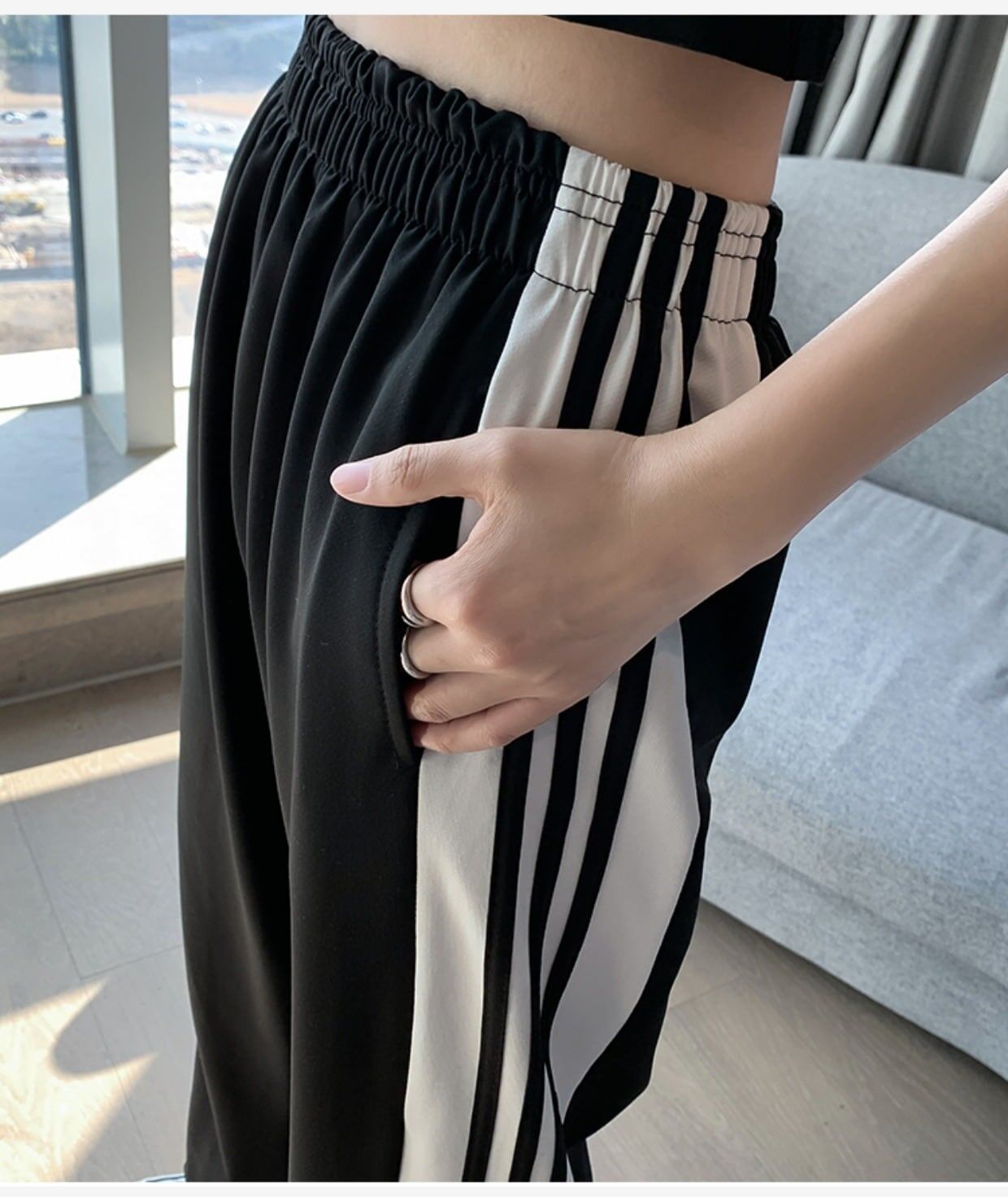 元気いっぱい 裏起毛 組み合わせやすい スウェットパンツ <S-3934>