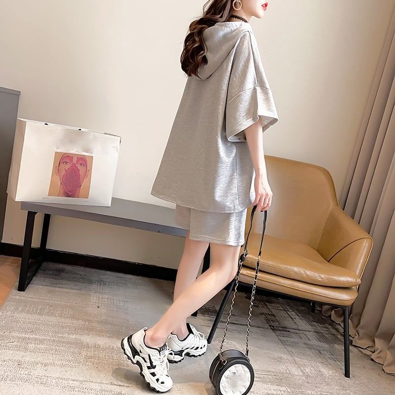 ファッション 切り替え 清涼感たっぷり ブラウス＋パンツ セットアップ＜S-3144＞
