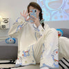 トップス+パンツセット パジャマ 組み合わせやすい <S-6018>