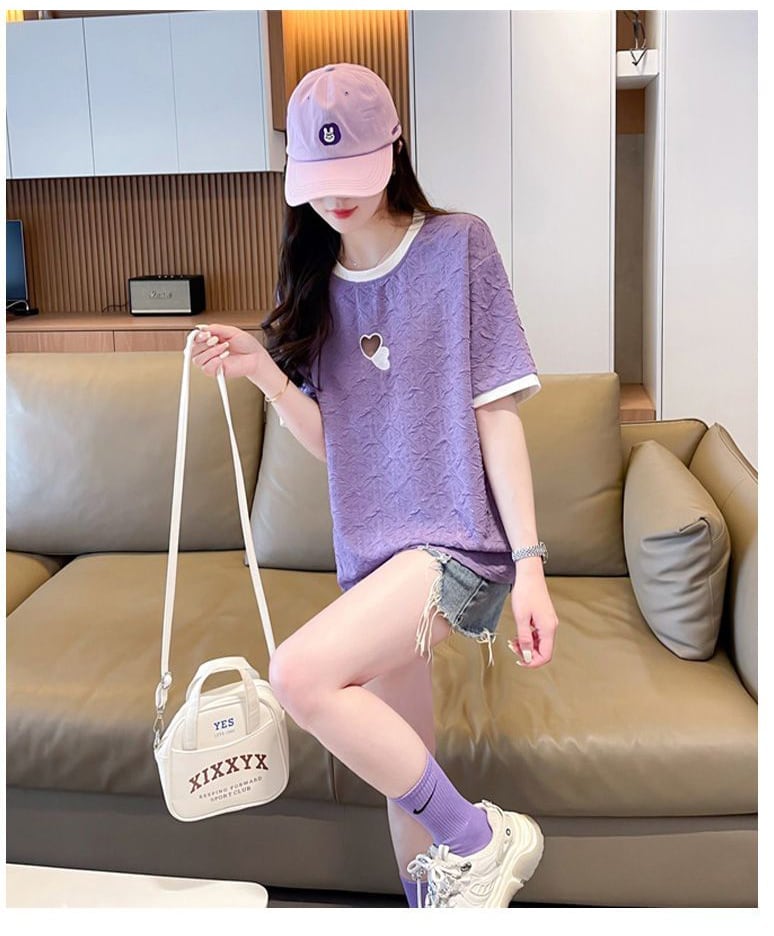 売り切れ必至 ファッション カジュアル 全3色 半袖Tシャツ<S-8507>