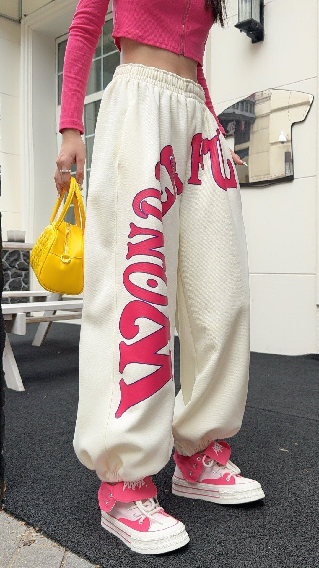 デザイン オシャレ 切り替え 4色 スウェット パンツ <S-12210>