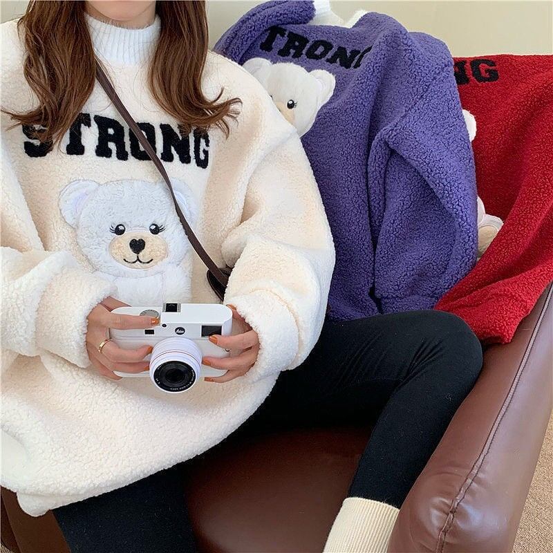 定番シンプル キュート カジュアル スウェット<S-5535>