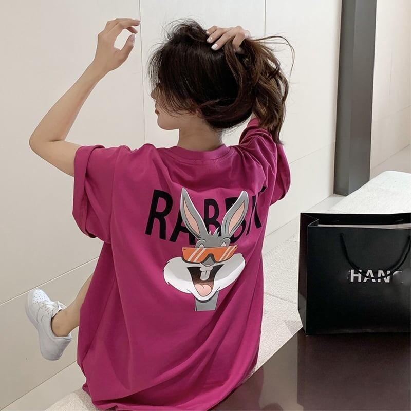 今季大好評 切り替え 美感いっぱい プリント Tシャツ カットソー＜S-3458＞