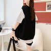 美人度アップ 切り替え チャーミング Tシャツ＋ショートパンツ セットアップ＜S-3615＞