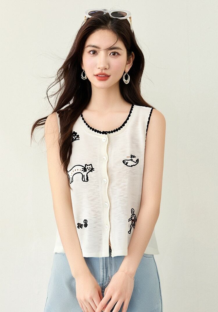 エレガント 早い者勝ち 絶対流行 カジュアル 2色選択 Tシャツ<S-11923>