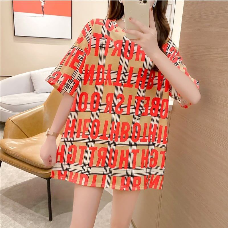 ゆったり感アップ プリント 美感いっぱい Tシャツ カットソー＜S-3337＞