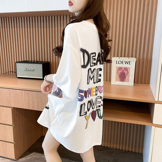 新商品 ファッション 個性派 プリント全3色 半袖Tシャツ カットソー ＜S-8604＞