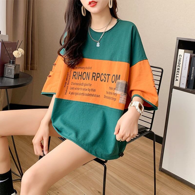 オシャレ度満点 3色選択可 美感いっぱい Tシャツ カットソー＜S-3042＞