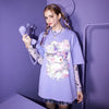 プリント ゆったり 半袖 Tシャツ <S-13129>