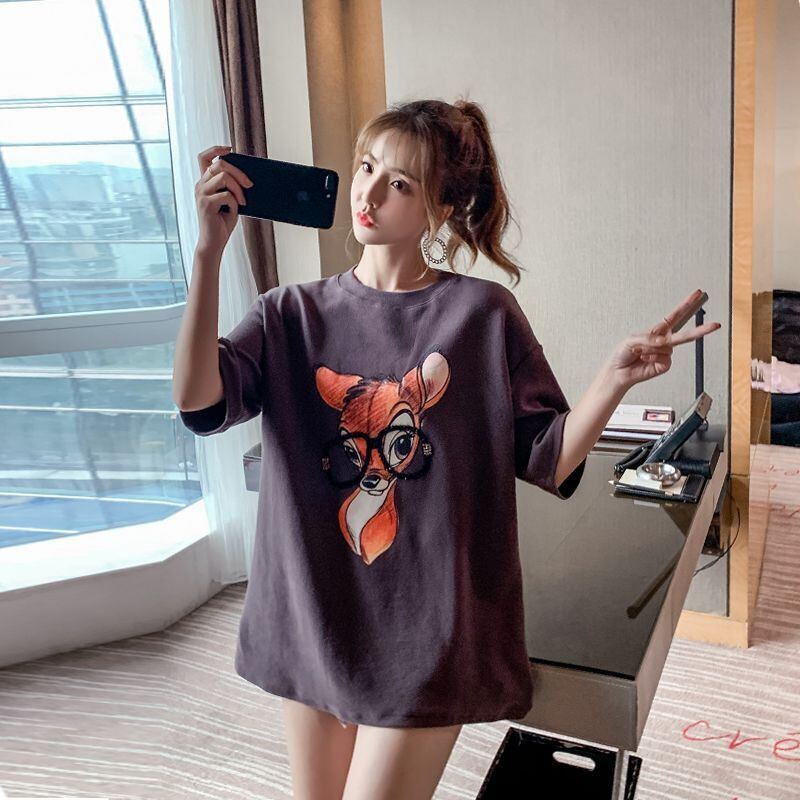 売り切れ必至 アクティブも綺麗も叶う 上品 プリント 全3色 半袖 Tシャツ <S-8990>