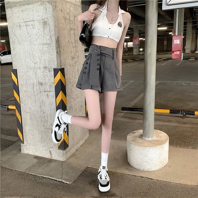 美感いっぱい ハイウエスト 着心地抜群 パンツ ボトムス＜S-3360＞