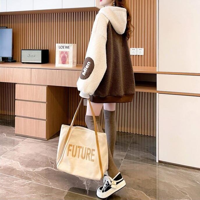 売れ筋 上質 ファッション ルーズパーカー<S-5641>