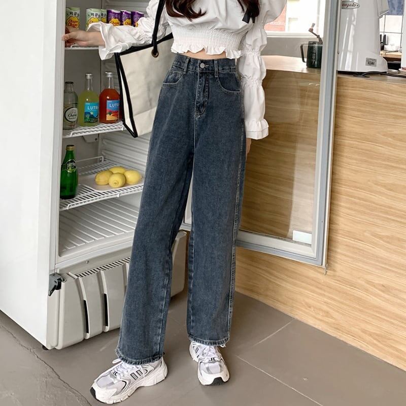 女性力を高める ハイウエスト 着心地抜群 ジッパー ワイドパンツ＜S-2833＞