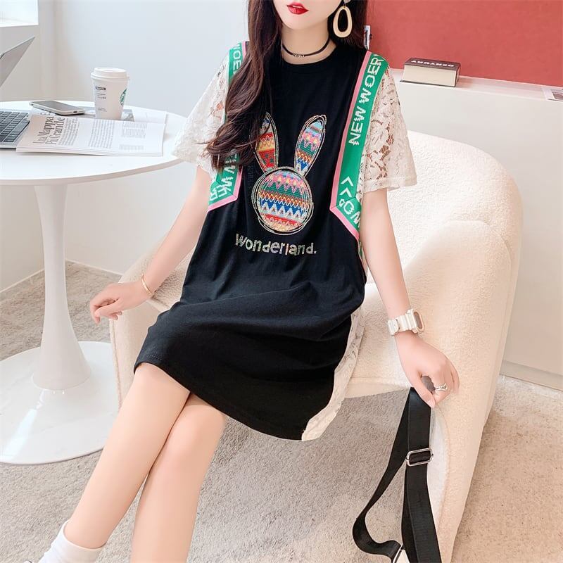 スタイリッシュ プリント 一目惚れ Tシャツ カットソー＜S-3265＞