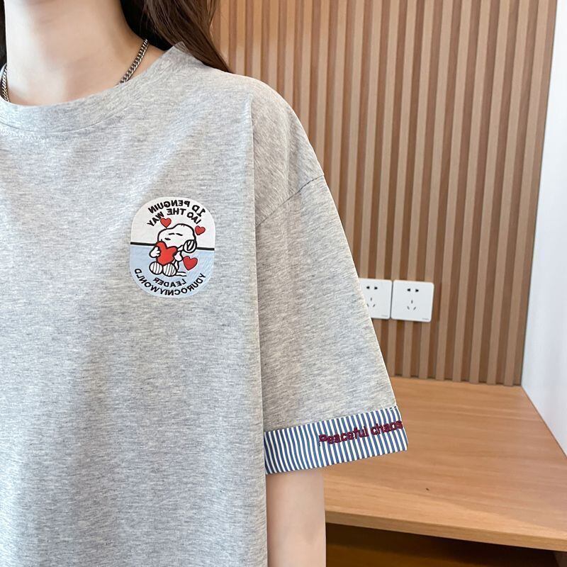 着回し力抜群 好感度UP 海外トレンド カジュアル 全3色 半袖 Tシャツ ＜S-11668＞