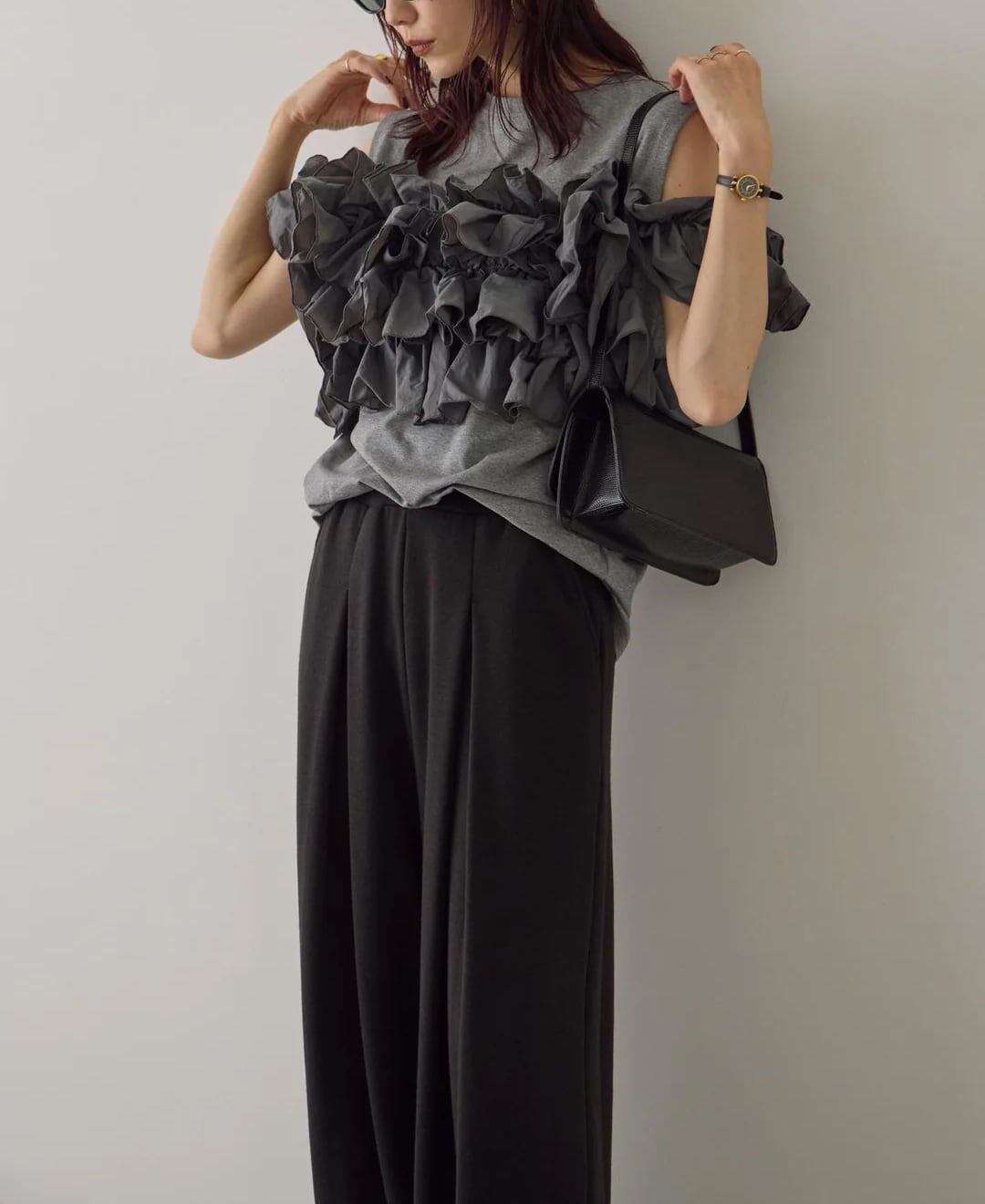 シンプル 好感度UP 海外トレンド カジュアル 全3色 半袖 Tシャツ ＜S-11764＞
