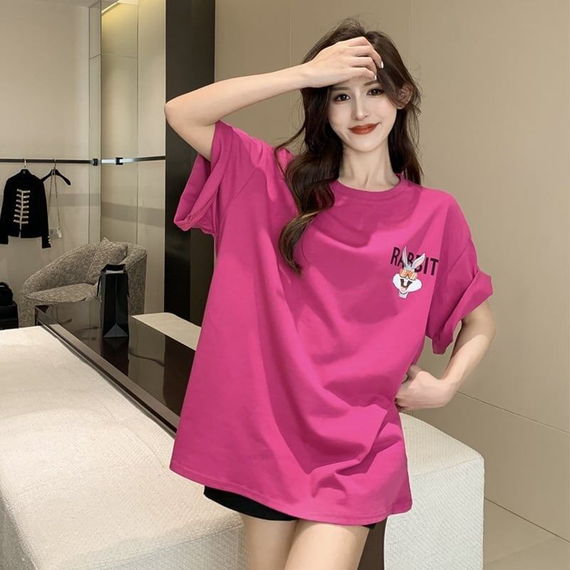 今季大好評 切り替え 美感いっぱい プリント Tシャツ カットソー＜S-3458＞