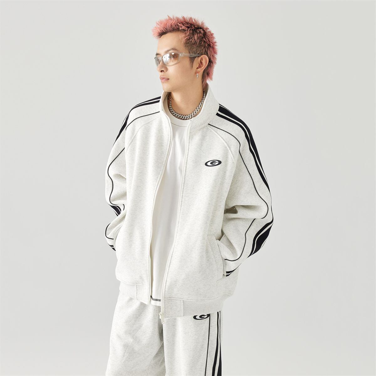 超人気商品 カジュアル 上下セット  ペアコーデ スポーツウェア 3色展開 ジャージ ＜S-12630＞