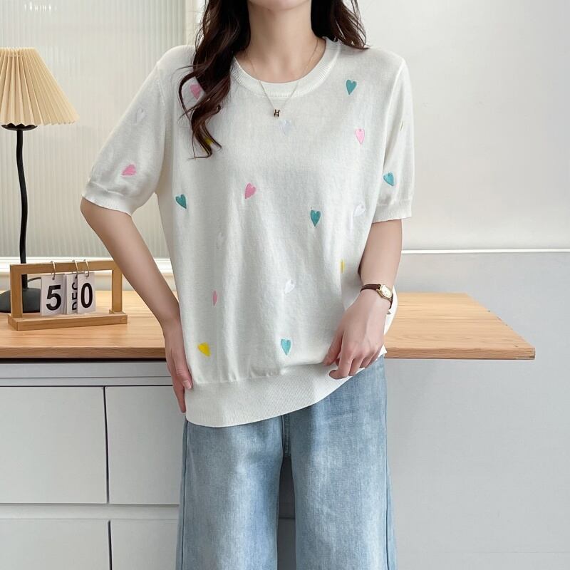 大活躍 好感度UP 海外トレンド カジュアル 全3色 半袖 Tシャツ ＜S-12038＞