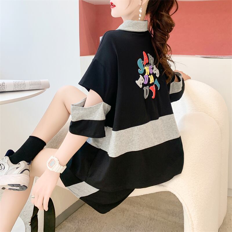 カジュアル Tシャツ＋ショートパンツ スタイリッシュ セットアップ＜S-3472＞