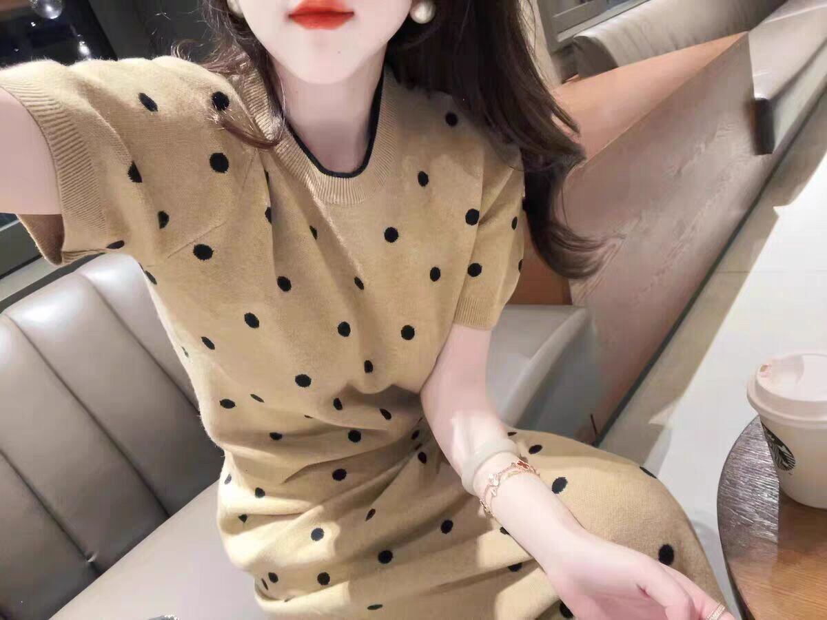 好感度100％ 柔らかくて優しい印象 効果抜群 プリント切り替え 2色 セットアップ<S-10855>