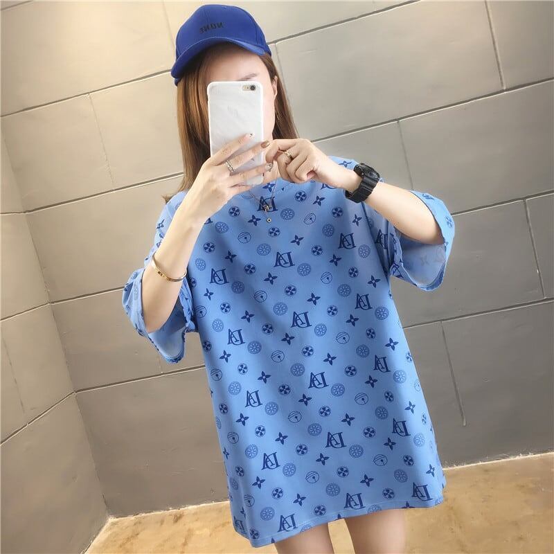 高級感溢れる プリント 美感いっぱい Tシャツ カットソー＜S-3316＞