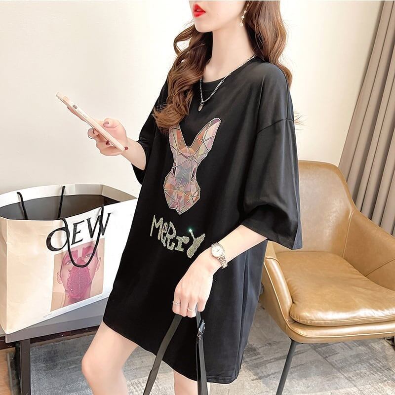 好感度満載 切り替え 着心地抜群 プリント Tシャツ カットソー＜S-3497＞