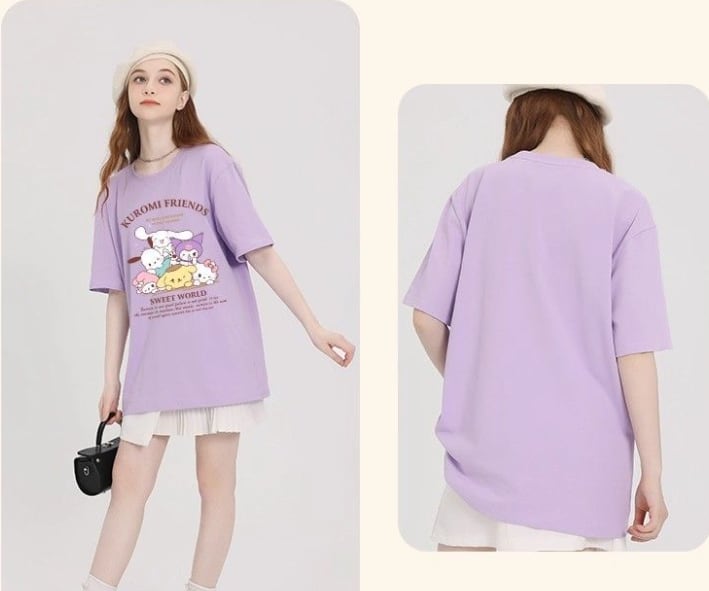 ルーズシルエット 半袖 Tシャツ <S-13140>