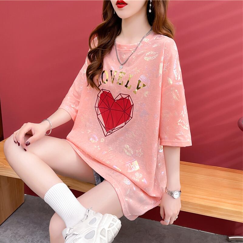 話題沸騰中 ファッション 個性派 プリント 全3色 半袖Tシャツ<S-8508>