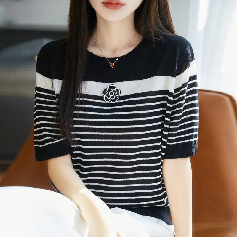 定番シンプル 売り切れ必至 着回し力抜群 全2色 Tシャツ <S-11938>