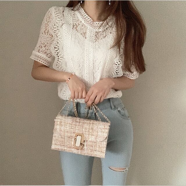 美人度アップ プリント ファッション ゆったり 全4色 半袖 Tシャツ＜S-11784＞