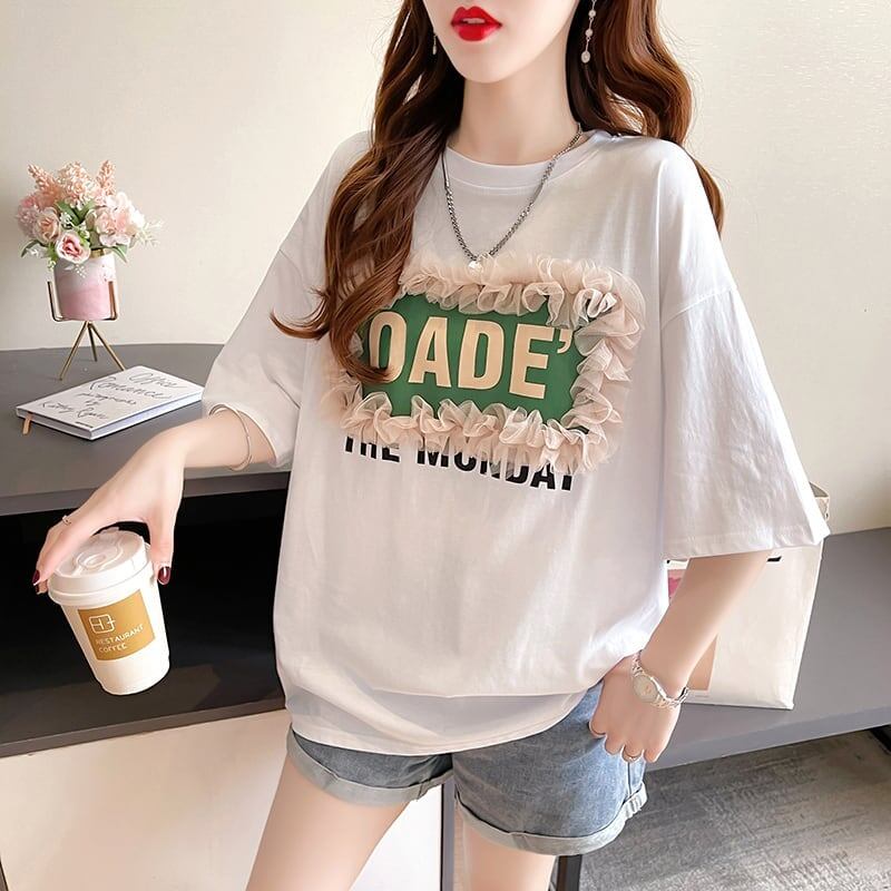 オシャレ度満点 3色選択可 高級感溢れる Tシャツ カットソー＜S-3255＞