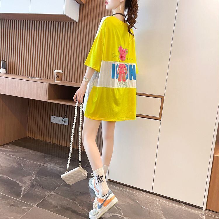 気質満点 ラウンドネック キュート 半袖Tシャツ ＜S-8647＞