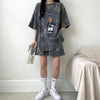 夏に嬉しい機能付き 全5色 軽くて涼しくて可愛い！ 半袖 Tシャツ ショートパンツ セットアップ ＜S-9269＞