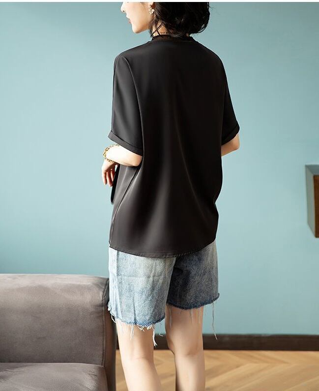話題沸騰中 ファッション 着回し力抜群 プリント 2色選択 半袖Tシャツ＜S-8621＞
