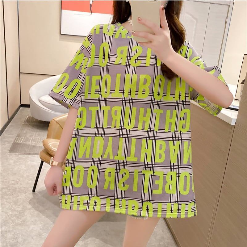 ゆったり感アップ プリント 美感いっぱい Tシャツ カットソー＜S-3337＞