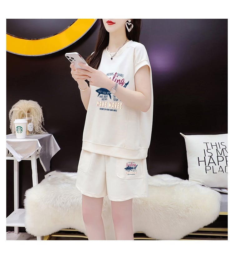今季マストバイ ファッション カジュアル 半袖Ｔシャツⅹパンツセット全3色 <S-8265>