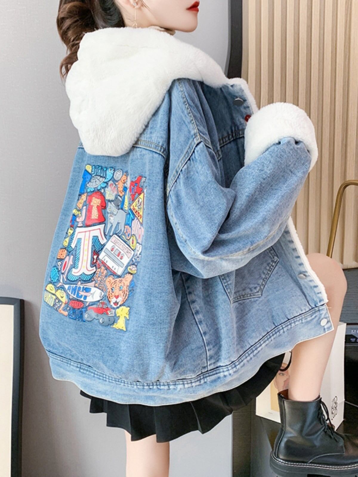 着回し力抜群レトロ海外トレンド暖かいコート<S-5702>