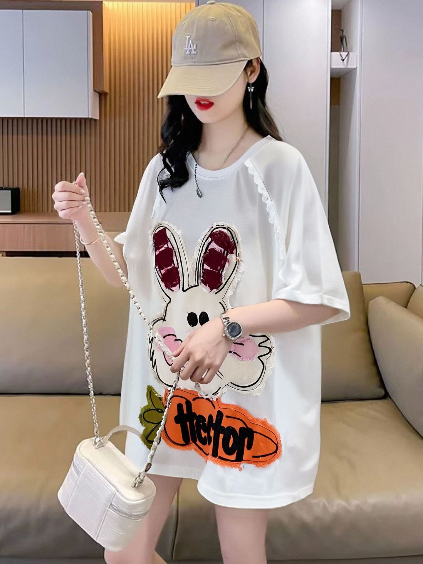 大活躍 好感度UP 海外トレンド カジュアル 全4色 半袖 Tシャツ ＜S-11096＞