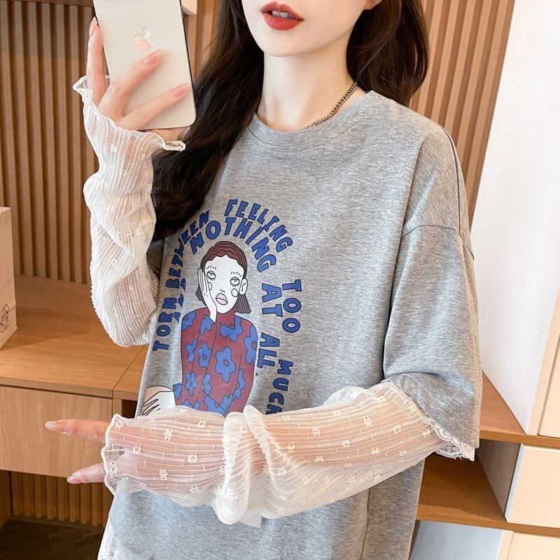 美人度アップ 絶対流行 今季マストバイ 早い者勝ち カジュアル Tシャツ<S-11701>