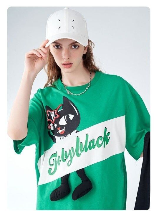 絶対欲しい 絶対流行 今季マストバイ 早い者勝ち カジュアル 2色選択 Tシャツ<S-11658>